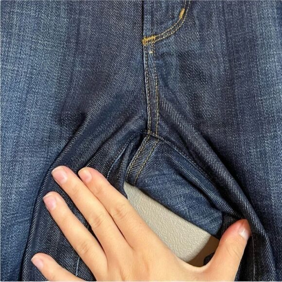 Citizens of humanity dark wash straight leg jeans - Picture 12 of 14